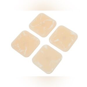 RIRIKU 4-Piece RESIN COASTER SET BRAND NEW IN BOX